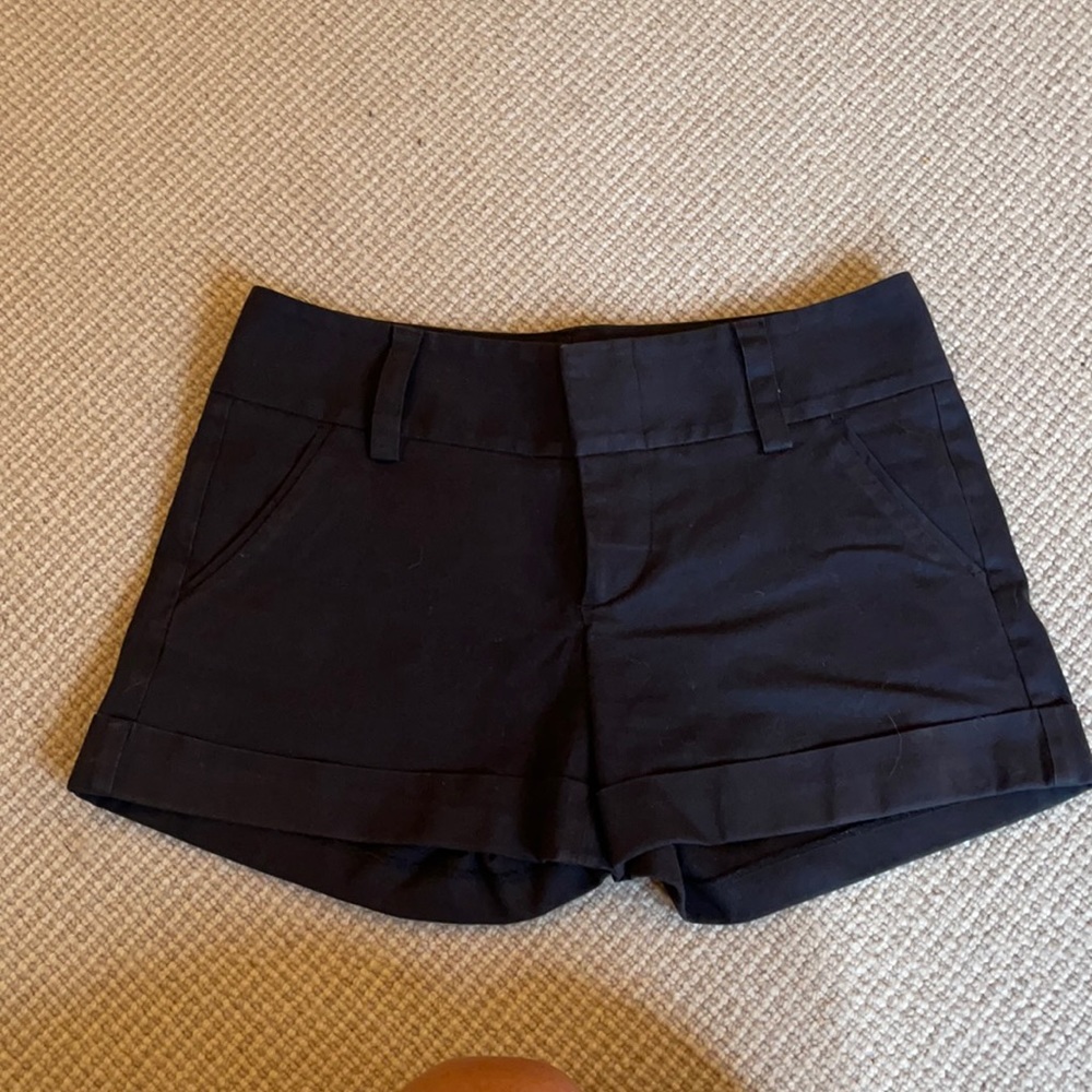 Alice and Olivia black shorts